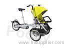 Safety Stable Portable Folding Bike , Foldable Tricycle Stroller Bicycles