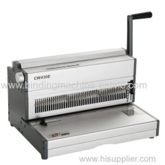 Desk-top A3 size electric wire binding machine