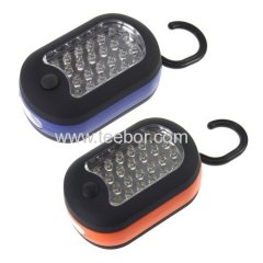 24+3 LED Work Light Hook Flashlight with Magnet