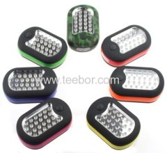 24+3 LED Work Light Hook Flashlight with Magnet