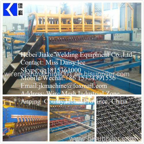 PLC Reinforcing Mesh Welded Machines 5-12mm 2.5m*12m reinforcing mesh panel