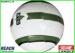 Professional Size 3 Training Footballs with Silk Screen Printing , White / Green