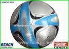 PVC / PU / TPU Leather Football Soccer Ball With Natural Rubber Bladder