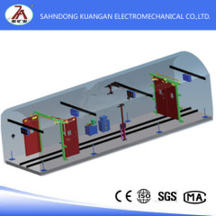 Balanced pressure ventilation door Electrical wind door