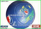 Machine Stitched World Cup Soccer Balls Standard Size Blue Football