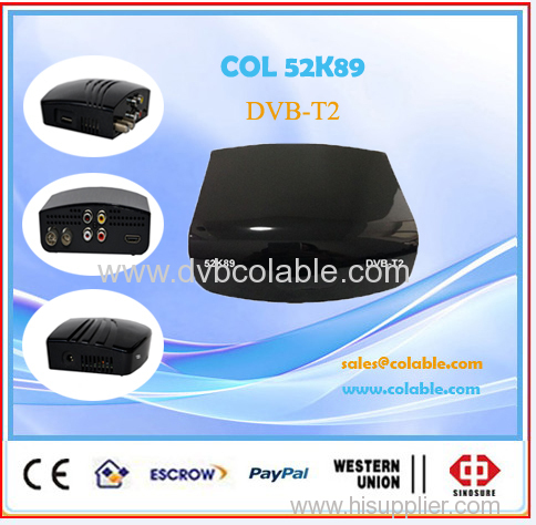 Mini sized Digital terrestrial tv (DTT) network used receiver
