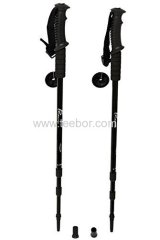 Anti Shock Trekking/Walking/Hiking Poles with Compass (Set of 2)