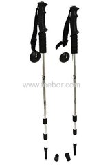 Anti Shock Trekking/Walking/Hiking Poles with Compass (Set of 2)