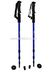 Anti Shock Trekking/Walking/Hiking Poles with Compass (Set of 2)