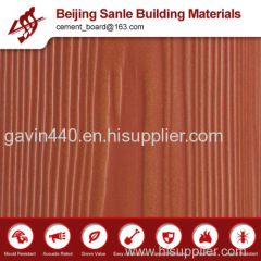 multi-color waterproof wood grain imitation fiber cement siding panels