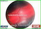 Leather Footballs Size 5 Red Official Soccer Balls 13cm - 22cm Diameter