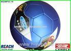 Blue Laser Colorful 32 Panel Soccer Ball for Training , 4 CMYK Pritning