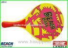 Fumigation Free Wooden Beach Paddle Ball Set With Customized Logo Printing