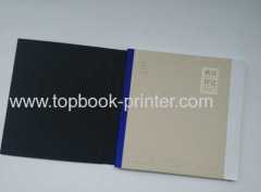 Impression for New Area gold foil stamped cover hardcase book printing on demands