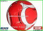 Custom PVC Full Size Soccer Ball / Machine Stitched Beach Soccer Ball