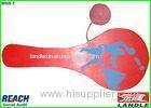 Custom Promotional Beach Paddle Rackets / Paddle Ball Racket 4 CMYK Printing