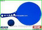Transparent Foam Soft Blue Beach Ball Racket / Paddle Ball Set