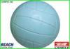 Outdoor Pure Blue Soft Touch Volleyball Training Ball for Amateur Match