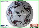 Custom 400g Weight Machine Stitched Soccer Ball , Silk Screen Printing