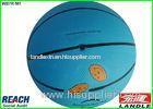 Personalized Standard Size Blue Basketball Training Ball for High School