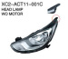 Xiecheng Replacement for ACCENT SOLARIS 2011 Head lam