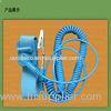 Flexible Blue Clean Room ESD , ESD Wrist Strap with Alarming Function