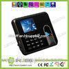 Black Portable Biometric Fingerprint Time Clock 2.8inch For Small Office