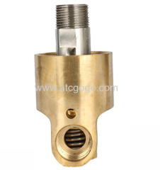 High spend water rotary joint union 100 degree high temperature connector