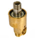 2 way water rotating connector 1 inch-3/8 inch brass swivel joint