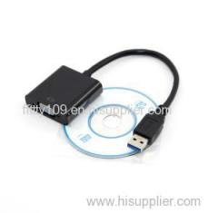 USB 3.0 TO VGA Cable Plastic