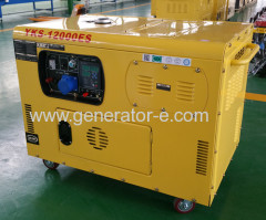 Jiangsu factory home use portable soundproof diesel generator 8KW