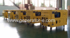 Jiangsu factory home use portable soundproof diesel generator 8KW