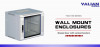 YWS YWD wall mount cabinets with mesh door RAL 7032 4U 5U 6U 8U 9U 12U 15U 17U 18U 19U