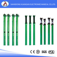 Double telescopic suspension hydraulic prop