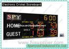 Outdoor Live Electronic Cricket Scoreboards With CE / RoHS / FCC