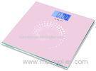 Pink Simple Personal Digital Bathroom Scales Large Custom 180kg