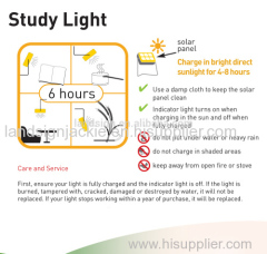 new design hot selling swimming pool deck lights led solar reading lamp solar table lamp Portbale LED Solar Reading Ligh