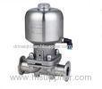 Stainless Steel Sanitary Valves Pneumatic Diaphragm Control Valve 12.7 - 102 DN10 - DN100