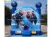 Commercial Grade Kids Frozen Inflatable Bounce Houses With Obstacles For Parties