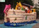 Safety Noah's Ark Paradise Inflatable Combo Bounce House For Kids