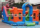 Colorful Angry Birds Inflatable Playground Made Of 610g/m2 PVC Tarpaulin
