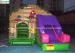 Commercial Jungle Combo Inflatable Bouncy Castle With Slide For Outdoor Use