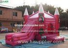 Pink Fairytale Jumping Castles Princess Palace Bounce House For Girls