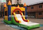 Water Bouncy Castle With Slide And Pool / Basketball Hoop for Backyard