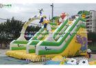 Large Commercial Grade Jungle Inflatable Water Slides For Adults / Child