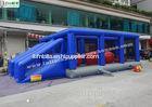 Blue Hit And Run Inflatable Games , Bouncy Bridge Inflatable Sports Games
