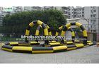Outdoor Sport Inflatable Race Track For Zorb Balls N Cars Racing