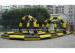 Outdoor Sport Inflatable Race Track For Zorb Balls N Cars Racing