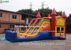 4 In 1 Amusement Park Inflatable Bounce Houses Rentals EN14960 Approvals