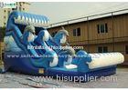 Dolphin Theme Water Park Water Slide Bouncer in 20 inch High Customized